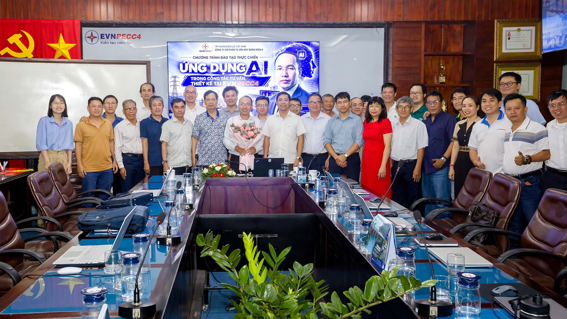 Đào tạo ứng dụng AI thực chiến trong công tác sản xuất, tư vấn thiết kế cho CBCNV PECC4